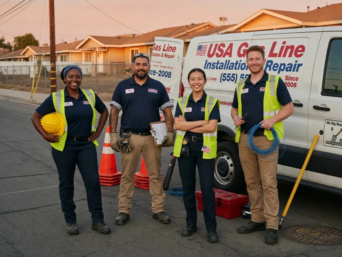 Gas Line Installation company in Howes, SD